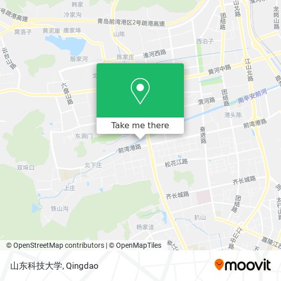 山东科技大学 map