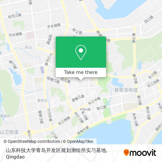 山东科技大学青岛开发区规划测绘所实习基地 map