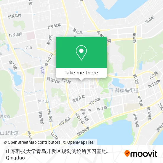 山东科技大学青岛开发区规划测绘所实习基地 map