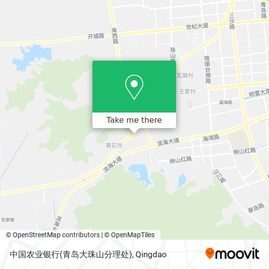 中国农业银行(青岛大珠山分理处) map