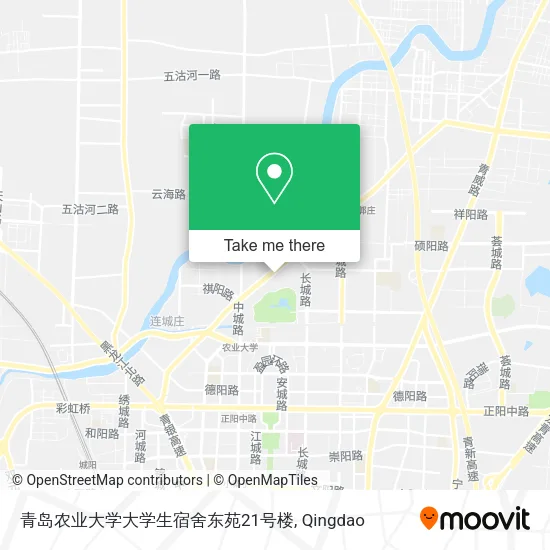 青岛农业大学大学生宿舍东苑21号楼 map