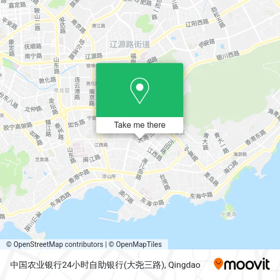 中国农业银行24小时自助银行(大尧三路) map