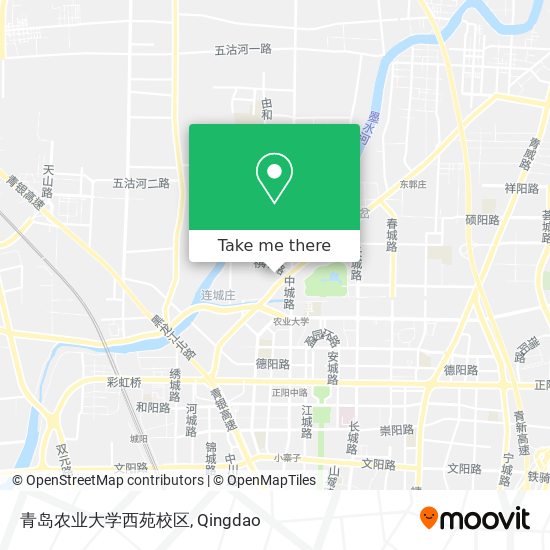 青岛农业大学西苑校区 map