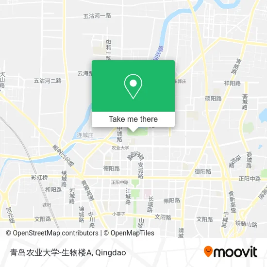 青岛农业大学-生物楼A map