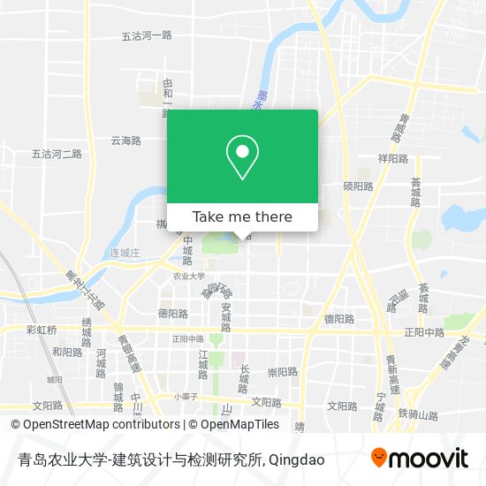 青岛农业大学-建筑设计与检测研究所 map