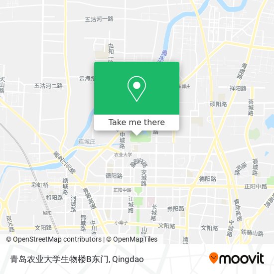 青岛农业大学生物楼B东门 map