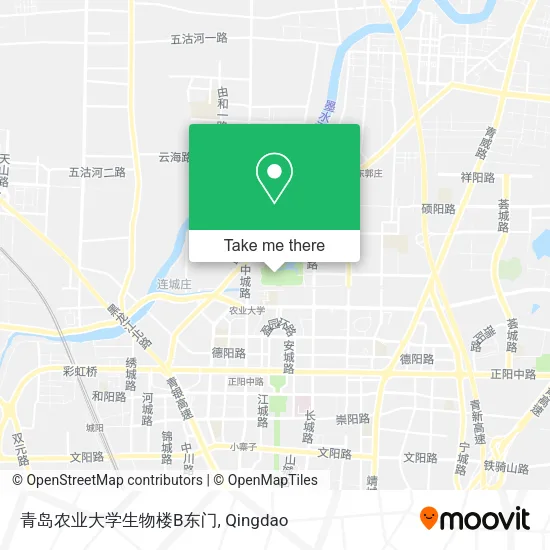 青岛农业大学生物楼B东门 map