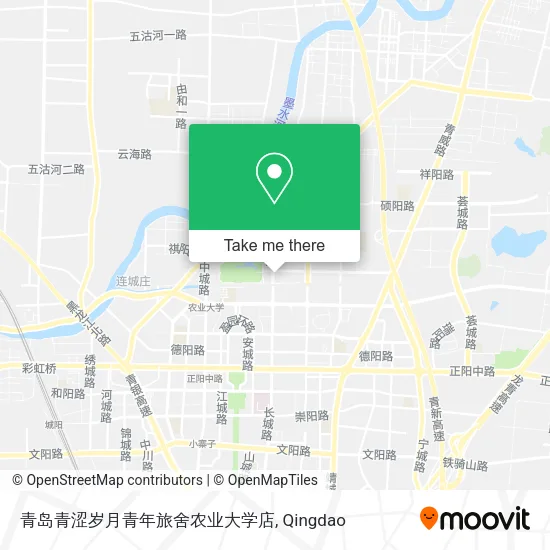 青岛青涩岁月青年旅舍农业大学店 map