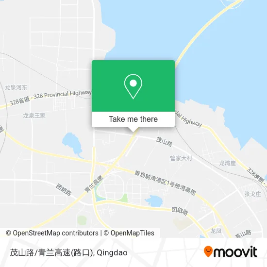 茂山路/青兰高速(路口) map