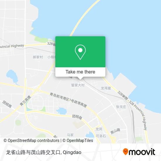 龙雀山路与茂山路交叉口 map