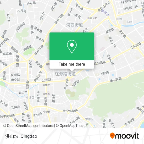 洪山坡 map