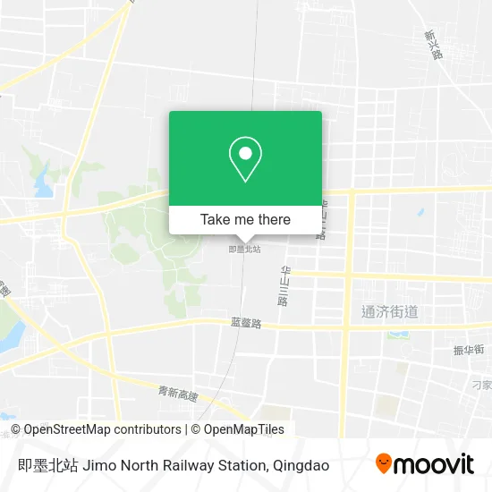 即墨北站 Jimo North Railway Station map