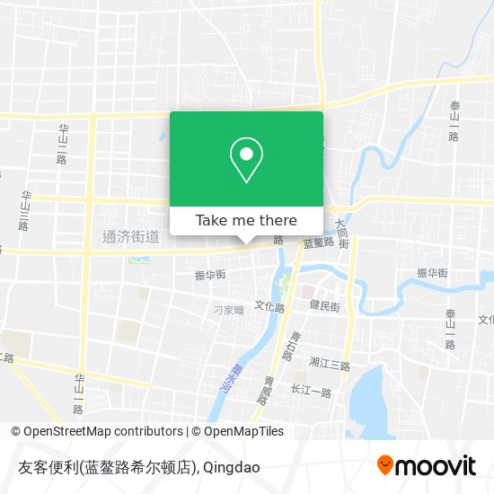 友客便利(蓝鳌路希尔顿店) map