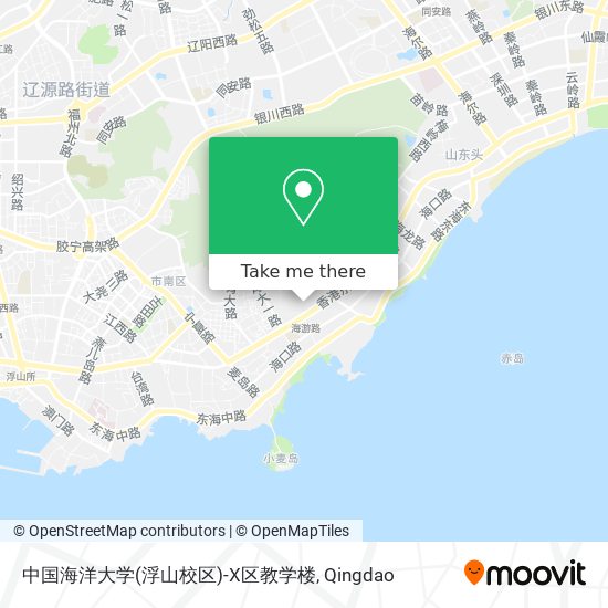 中国海洋大学(浮山校区)-X区教学楼 map