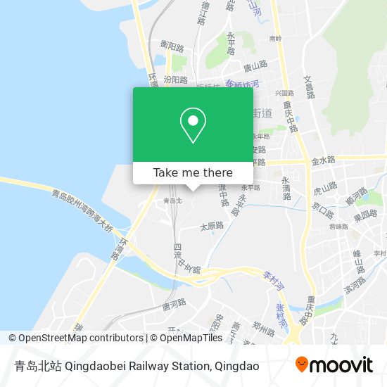 青岛北站 Qingdaobei Railway Station map