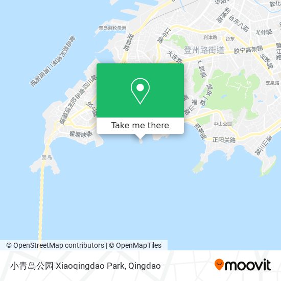 小青岛公园 Xiaoqingdao Park map