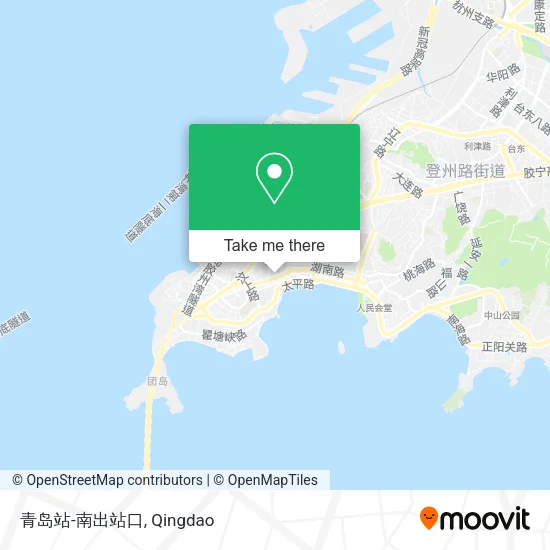 青岛站-南出站口 map