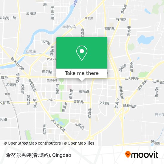 希努尔男装(春城路) map