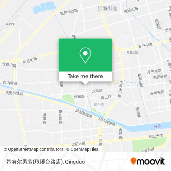 希努尔男装(琅琊台路店) map