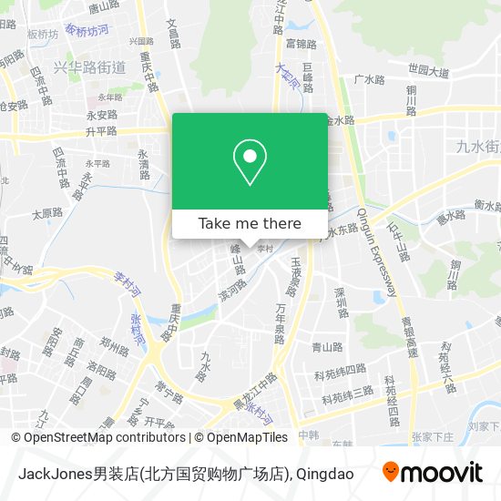JackJones男装店(北方国贸购物广场店) map