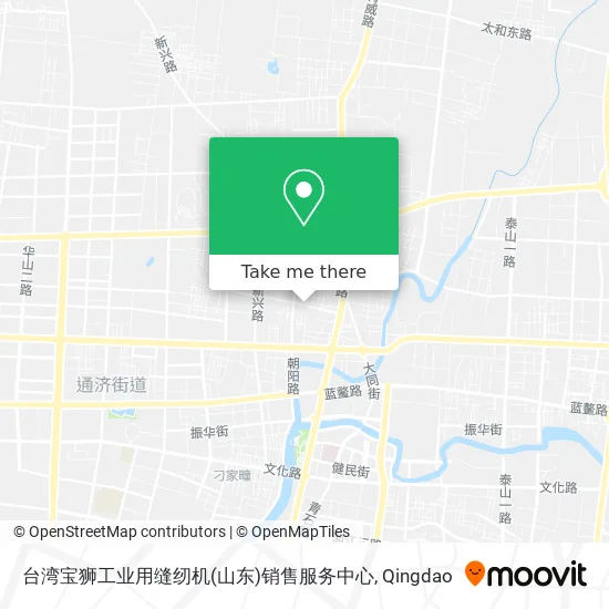 台湾宝狮工业用缝纫机(山东)销售服务中心 map