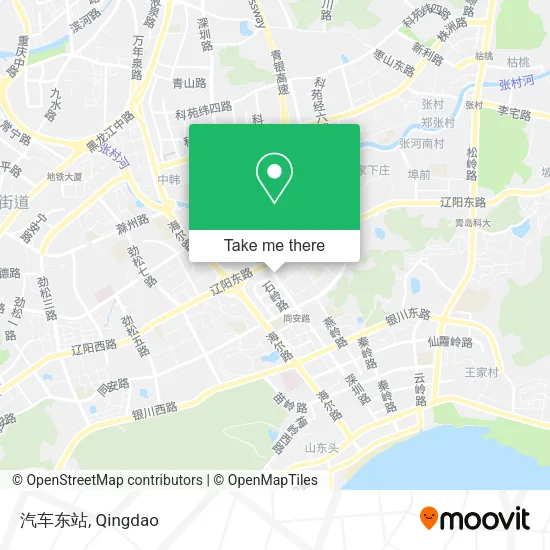 汽车东站 map