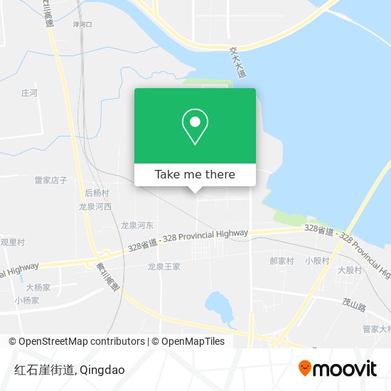 红石崖街道 map