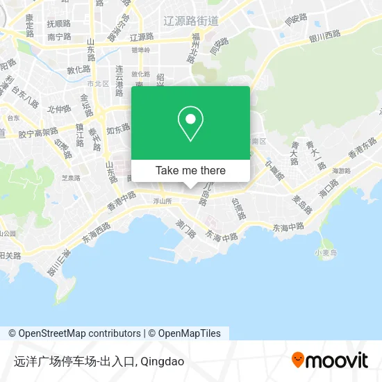 远洋广场停车场-出入口 map
