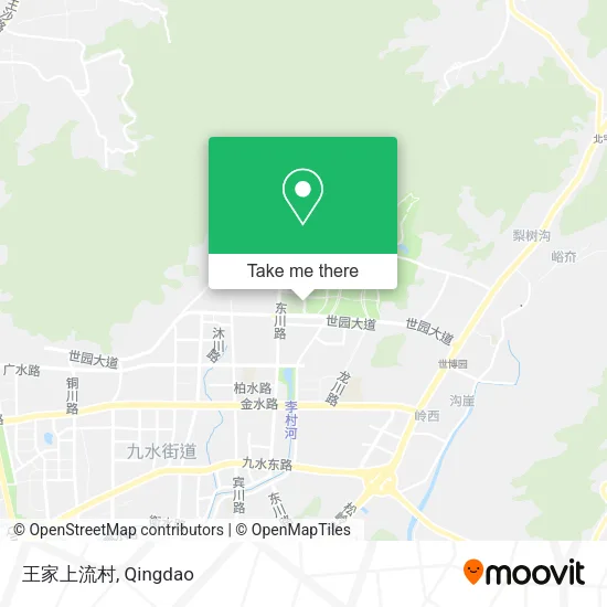 王家上流村 map
