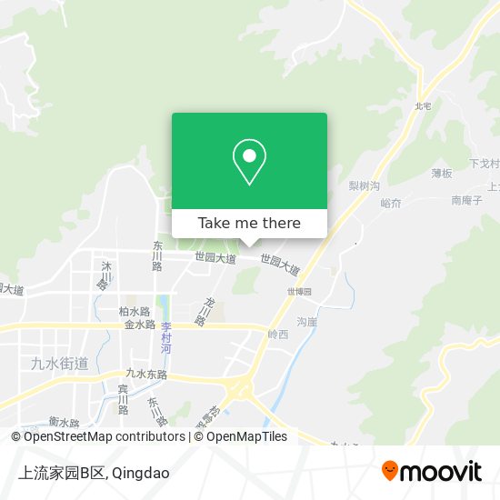 上流家园B区 map