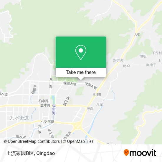 上流家园B区 map
