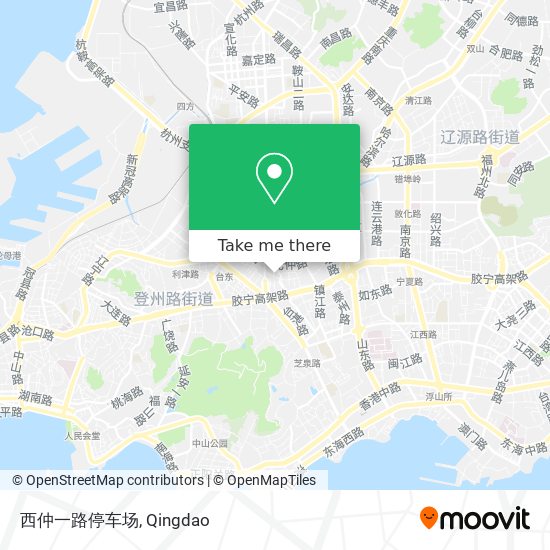 西仲一路停车场 map