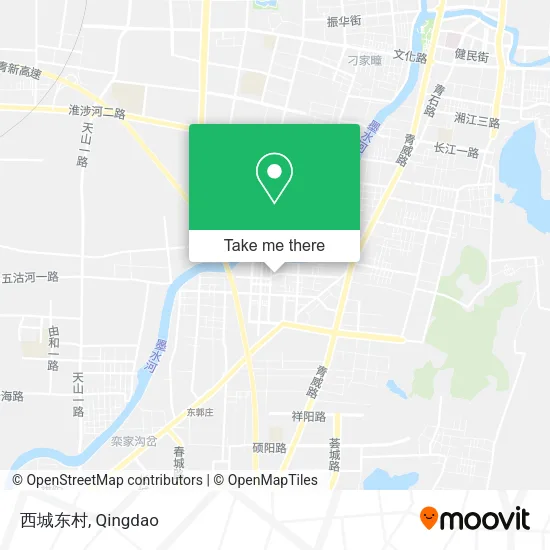 西城东村 map