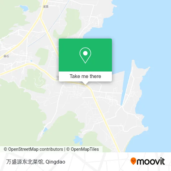 万盛源东北菜馆 map