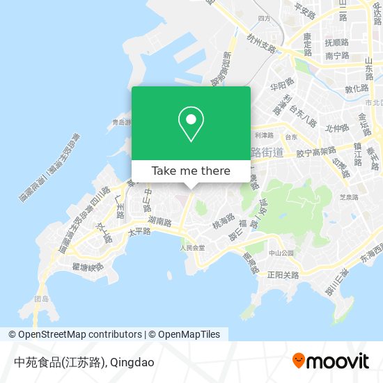 中苑食品(江苏路) map