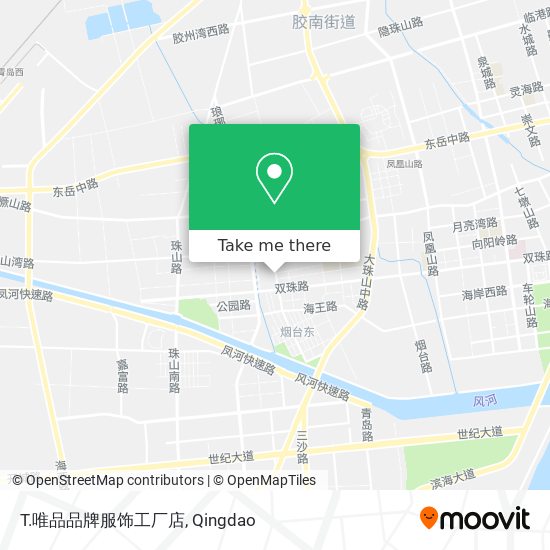 T.唯品品牌服饰工厂店 map