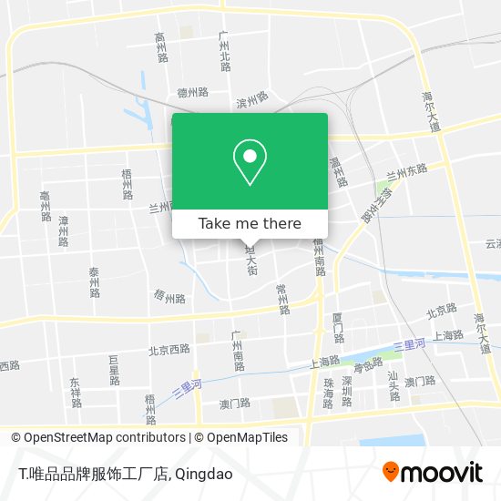 T.唯品品牌服饰工厂店 map