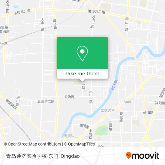 青岛通济实验学校-东门 map