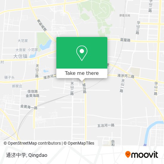 通济中学 map