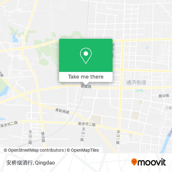 安桥烟酒行 map