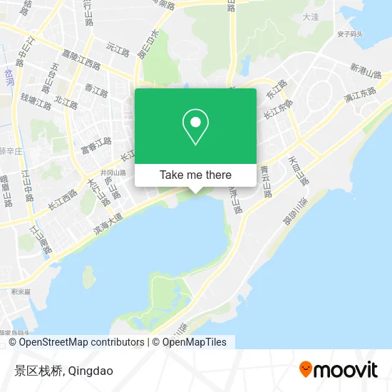 景区栈桥 map