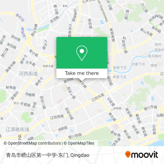 青岛市崂山区第一中学-东门 map