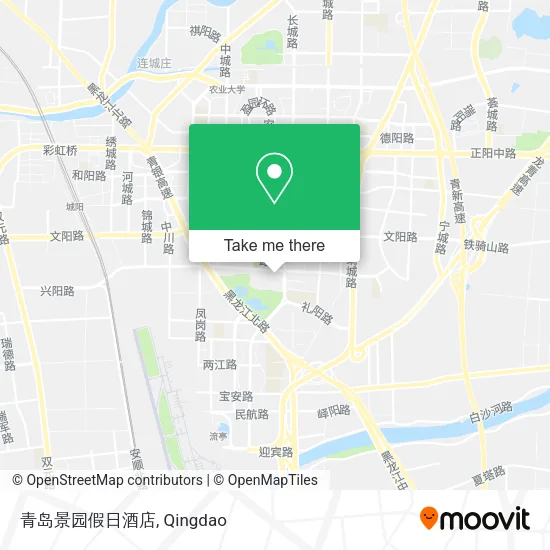 青岛景园假日酒店 map