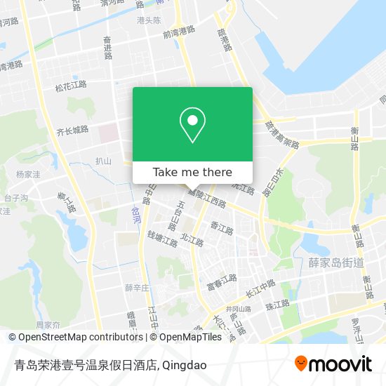 青岛荣港壹号温泉假日酒店 map