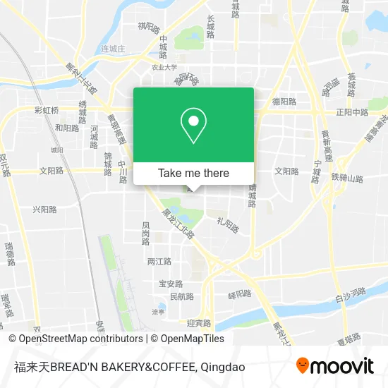 福来天BREAD'N BAKERY&COFFEE map