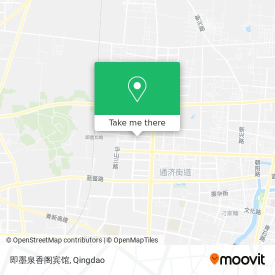 即墨泉香阁宾馆 map
