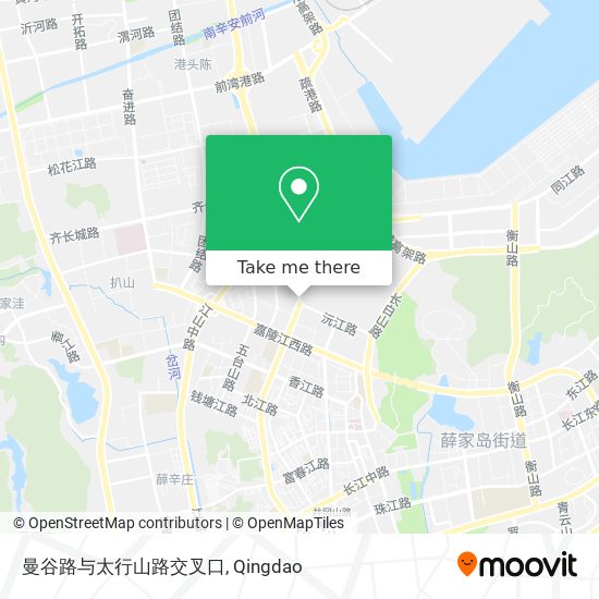 曼谷路与太行山路交叉口 map