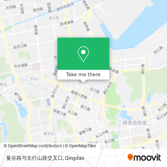 曼谷路与太行山路交叉口 map