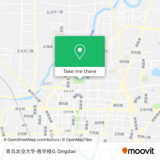 青岛农业大学-教学楼G map