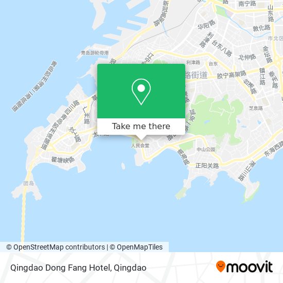 Qingdao Dong Fang Hotel map